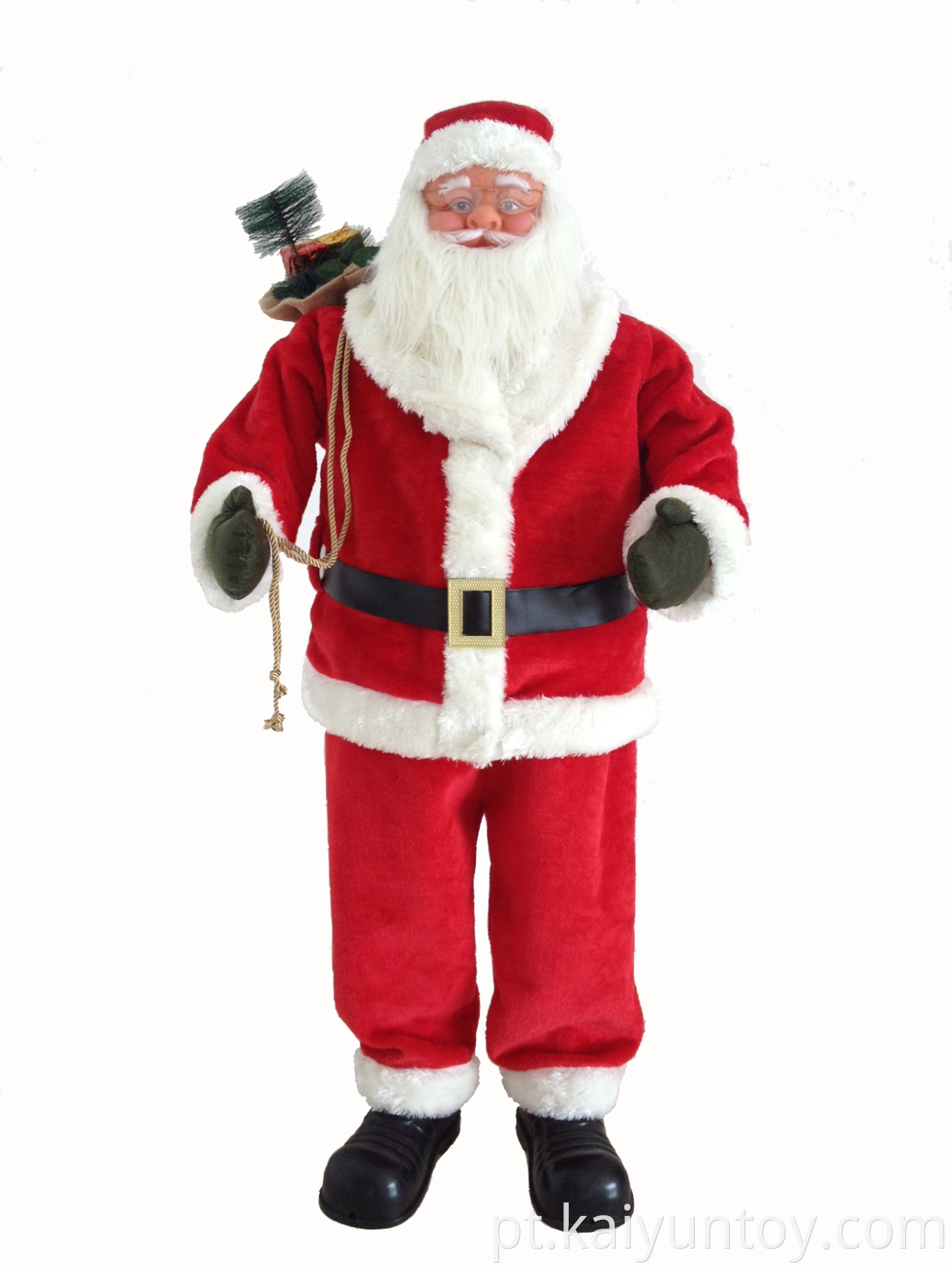 Plush Standing Santa